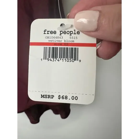 NEW Intimately Free People Turn It On Cami Camisole Size XS Sequin Tank $68 A53 - Picture 7 of 7